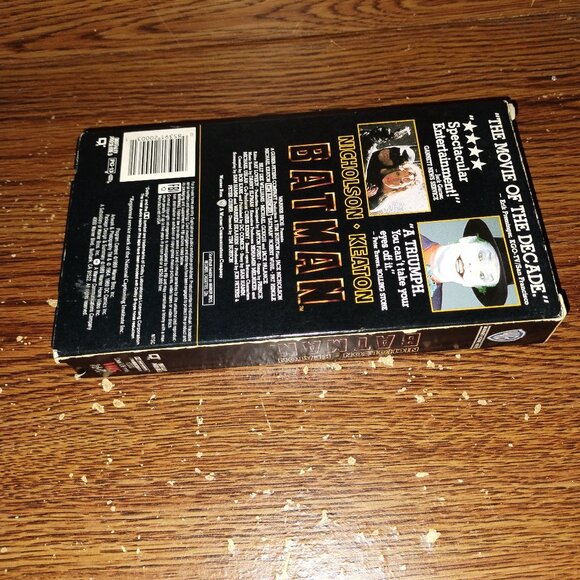 Batman (VHS, 1989) Michael Keaton Jack Nicholson - Picture 5 of 7